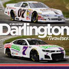 Corey LaJoie, Spire Motorsports Partner with Razzle Dazzle Grapes for Darlington Throwback Weekend..
