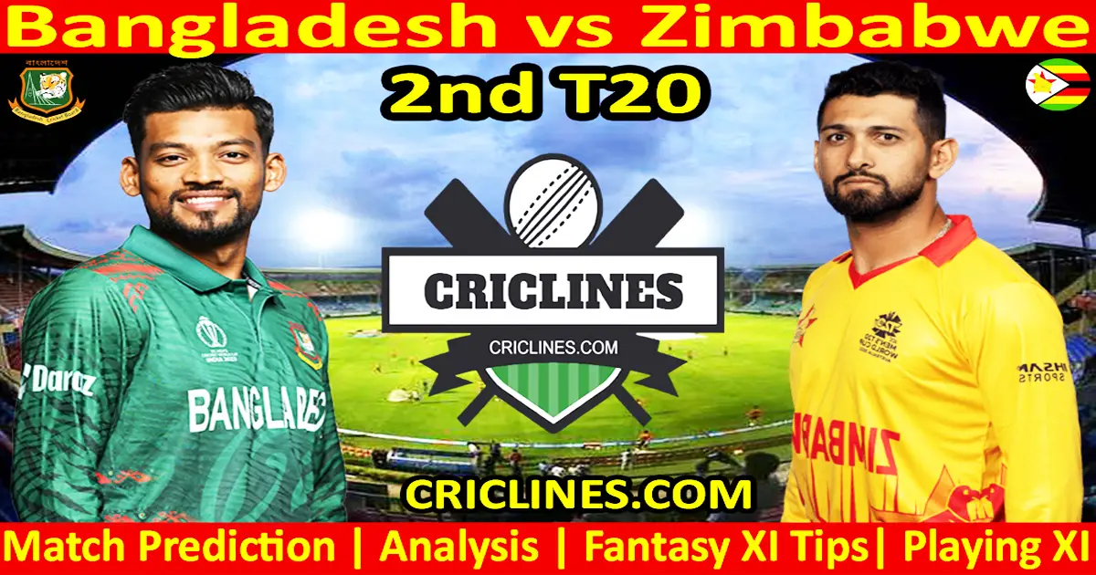 Today Match Prediction-BAN vs ZIM-Dream11-2nd T20-2024-Who Will Win