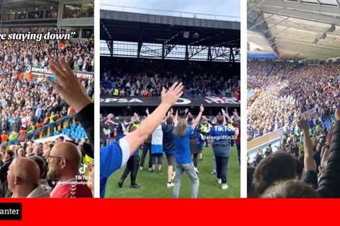 Ipswich, Huddersfield, Leicester, Blackburn and Southampton fans sing about Leeds falling apart