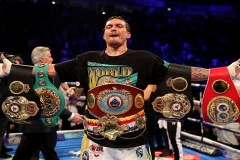 OLEKSANDR USYK hints at vacating heavyweight titles if he beats Tyson Fury in historic unification..