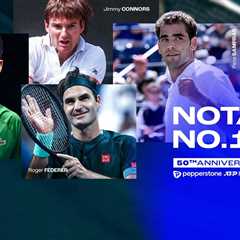 Notable No. 1s In 50 Years Of Pepperstone ATP Rankings (Part 1)