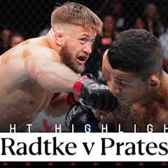 DEVASTATING LIVER SHOT 🤯  Charles Radtke vs Carlos Prates  UFC Fight Night Highlights