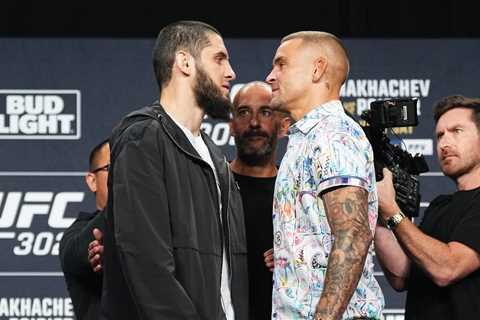 ‘You’re going to sleep, motherf—ker:’ Alternate angle reveals Dustin Poirier verbal exchange Islam..