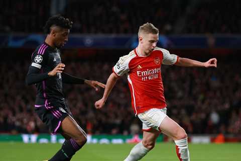 Transfer Report: Arsenal’s Oleksandr Zinchenko not a serious topic for Bayern Munich right now