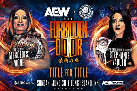 Moné vs Vaquer Title For Title Added To Forbidden Door; Saraya Taps Out Mariah May