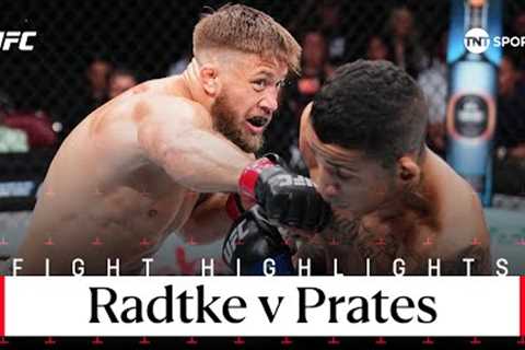 DEVASTATING LIVER SHOT 🤯  Charles Radtke vs Carlos Prates  UFC Fight Night Highlights