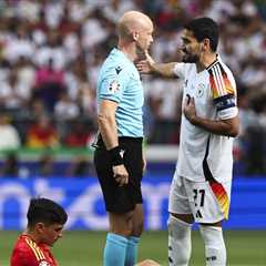 Ilkay Gundogan shows his concern for Pedri straight after Germany’s defeat to Spain