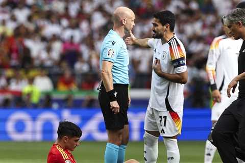 Ilkay Gundogan shows his concern for Pedri straight after Germany’s defeat to Spain