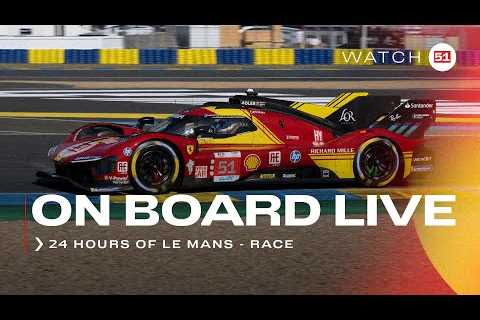 Onboard the #51 LIVE race action at 24H of Le Mans  2024 | Ferrari Hypercar Part 1