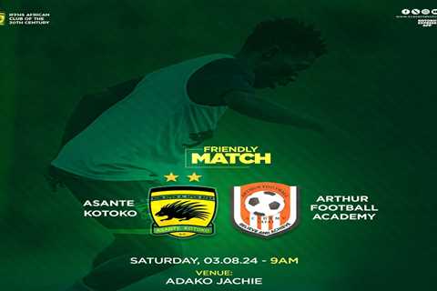 Asante Kotoko to face Arthur Football Academy in first pre-season match on Saturday