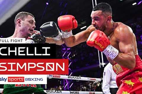 FULL FIGHT! Zak Chelli v Callum Simpson  British & Commonwealth title fight