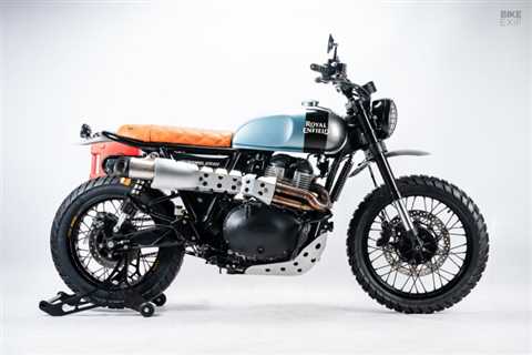 Undercover Mud Lover: A Royal Enfield 650 scrambler from Argentina