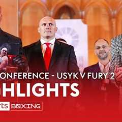 HIGHLIGHTS! Usyk & Tyson Fury's rematch press conference 🗣️