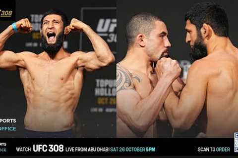 UFC 308: Ceremonial Weigh-in  Robert Whittaker vs. Khamzat Chimaev 💥