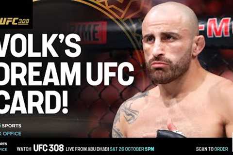 Topuria, Du Plessis & Edwards 🍿 Alexander Volkanovski builds his dream UFC 312 Sydney card 🇦🇺