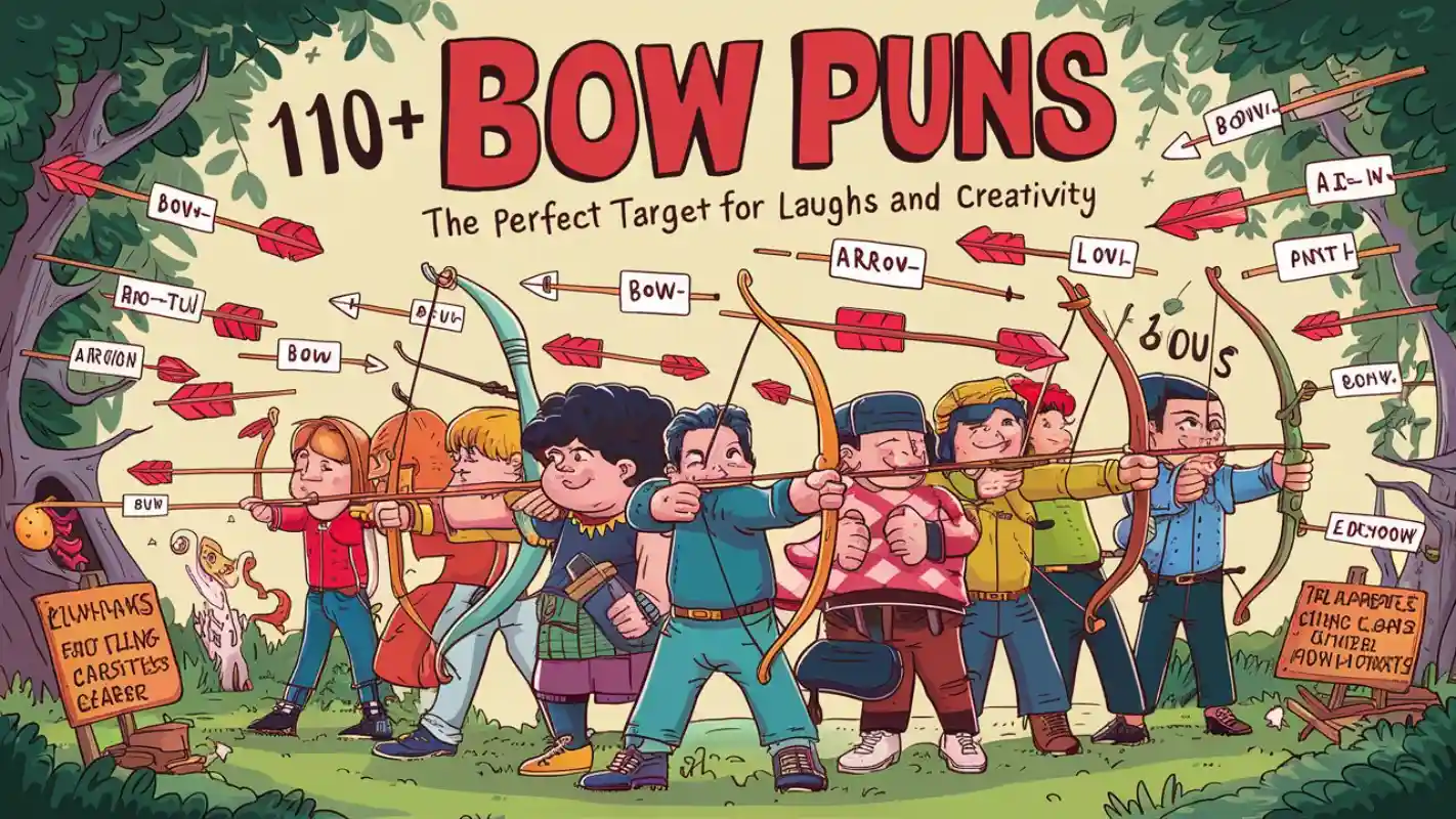 110+ Bow Puns: The Perfect Target for Laughs and Creativity - Crack Up Puns