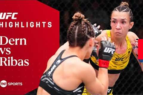 ARMBAR FINISH ENDS THE CONTEST! 😮‍💨  Mackenzie Dern vs Amanda Ribas  UFC Fight Night Highlights