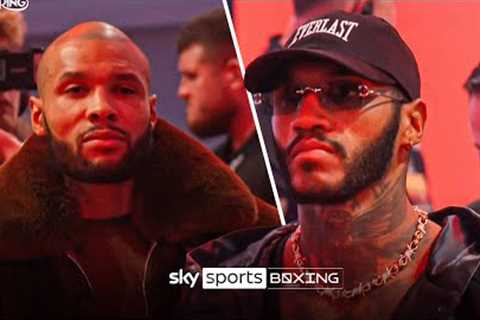 Chris Eubank Jr and Conor Benn FACE OFF for the first time this fight week 👀