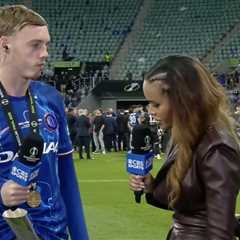 Cole Palmer Stuffs Trophy Down His Shorts and His Reason is Peak Palmer