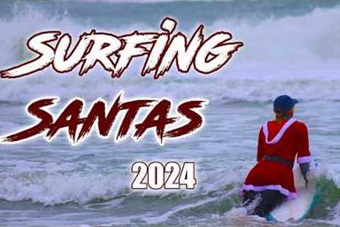 An epic tradition: SURFING SANTAS 2024 Cocoa Beach