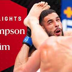 GRUESOME INJURY! 🩸  Stephen Thompson vs Gabriel Bonfim  UFC Nashville Fight Night Highlights