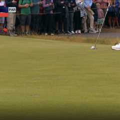 Justin Thomas tries casting a spell on golf ball in desperate attempt to nail birdie putt at The..