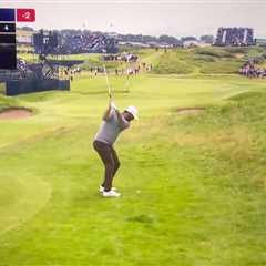 Awkward moment fart noise stuns The Open commentators into silence before pair burst out laughing