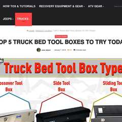 12 Best Truck Bed Tool Box Options for Overlanding in 2025