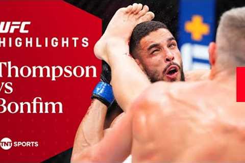 GRUESOME INJURY! 🩸  Stephen Thompson vs Gabriel Bonfim  UFC Nashville Fight Night Highlights