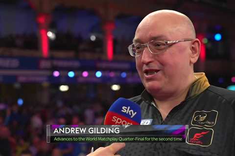 Andrew Gilding Just Said Something on Live TV That Made Everyone Lose Their Minds