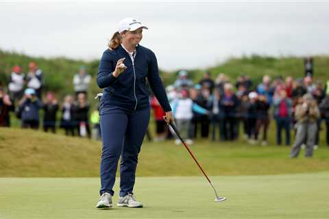 Golfer Lottie Woad wins her FIRST ever event as a professional after missing out on nearly £500,000 ..