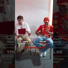 More drama than the Colosseum ⚔️🤣Watch the full video now! #ScuderiaFerrari #F1Shorts