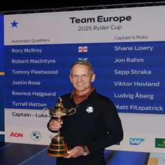 Luke Donald names captain picks for Ryder Cup with one major change to victorious 2023 team for..