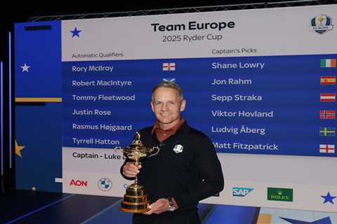 Luke Donald names captain picks for Ryder Cup with one major change to victorious 2023 team for..