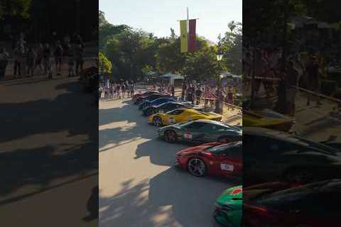 The wait is over. The #FerrariCavalcade steps into the spotlight. #Ferrari