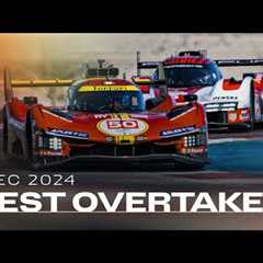 Ferrari 499P in Action: Overtakes from the 2024 WEC Season!