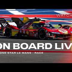 Ferrari Hypercar | Onboard the #51 LIVE race action at 6H COTA  2024  | FIA WEC