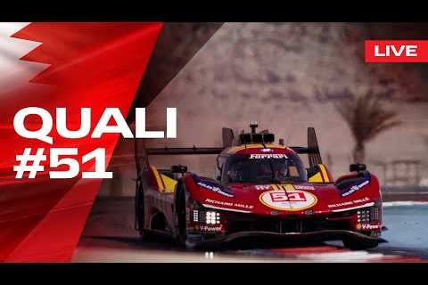 LIVE QUALI POV Onboard car #51 for 8 Hours of Bahrain | Ferrari Hypercar