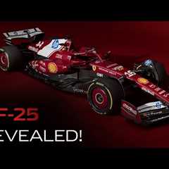 Ferrari SF-25 REVEALED! First Look at Ferrari’s 2025 F1 Car