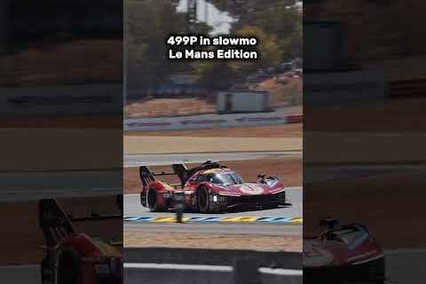 #LeMans24 🤝 #Ferrari499P slow-mo   #FerrariHypercar #WEC