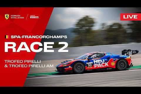LIVE Ferrari Challenge Europe - Spa-Francorchamps, Race 2 - Trofeo Pirelli & Trofeo Pirelli AM
