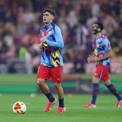 Pedri faces 3-4 weeks out after injury vs Slavia