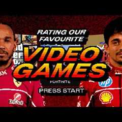 Lewis Hamilton and Charles Leclerc Rate Classic Video Games!