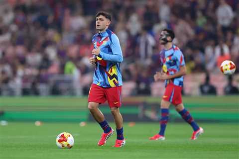 Pedri faces 3-4 weeks out after injury vs Slavia