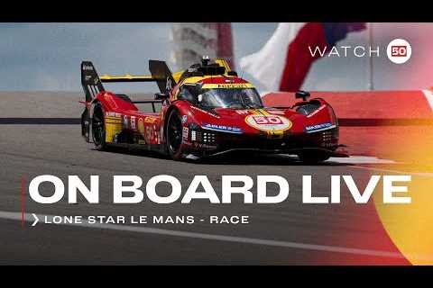 Ferrari Hypercar | Onboard the #50 LIVE race action at 6H COTA 2024 | FIA WEC