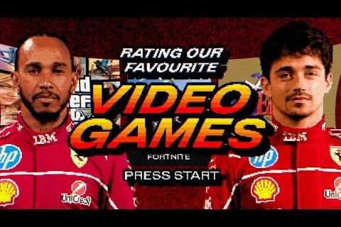 Lewis Hamilton and Charles Leclerc Rate Classic Video Games!