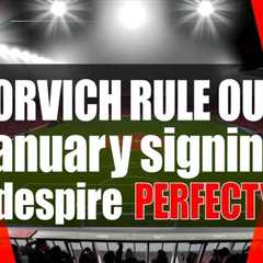 Norwich rule out January signing despite Amass injury blow