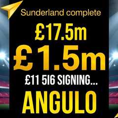 Sunderland complete £17.5m Angulo signing from Anderlecht