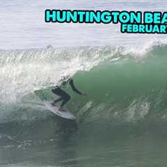 THE SWELL IS PUMPING at The Huntington Beach Pier! (February 3rd 2026)