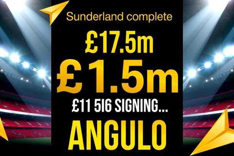 Sunderland complete £17.5m Angulo signing from Anderlecht